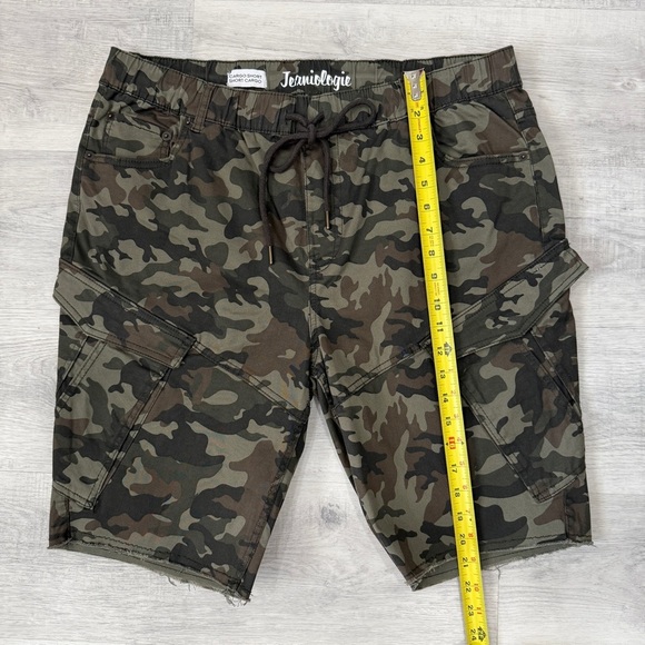 Jeaniologie Men's Camouflage Cargo Shorts Size 36 - Picture 6 of 17